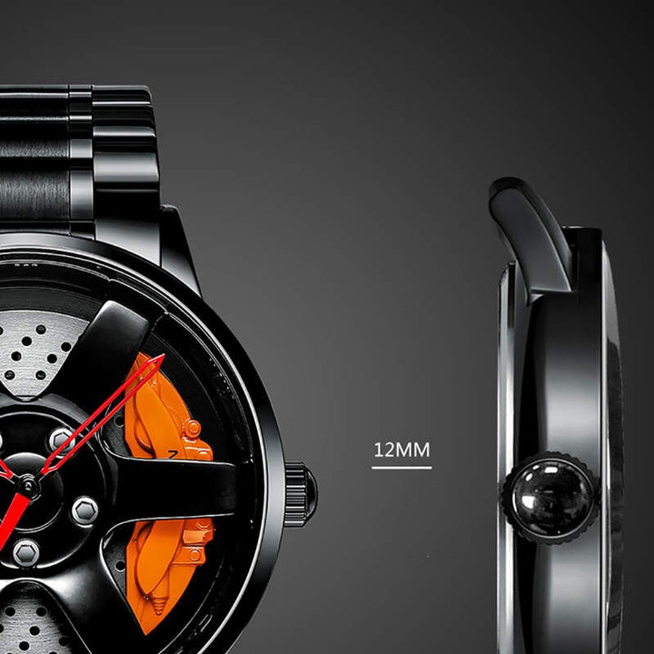 NIBOSI Wheel Rim Mens Watches Top Brand Luxury Sport Car Watch Men Fashion Waterproof Men&