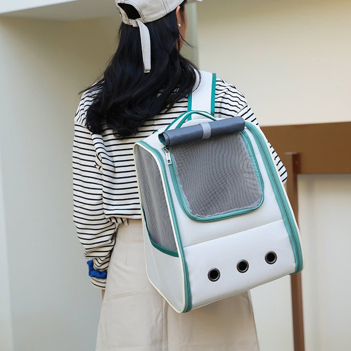Cat Bag Pet Bag Carrying Convenient Backpack Portable Breathable Cat Dog Pet Supplies