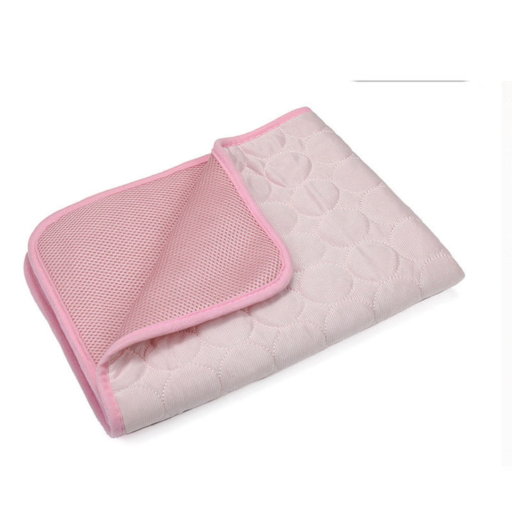 Pet Ice Cushion Summer Cool Dog Cushion Pet Cat Cushion Breathable Ice Silk Cat Nest Pet Supplies