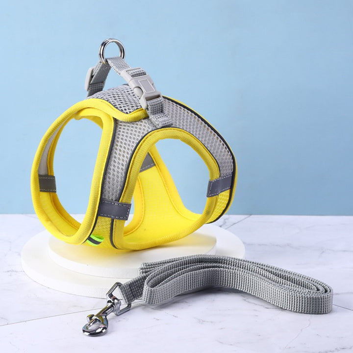 Pet Chest Harness Vest Type Dog Leash Reflective Harness Cat Chest And Back Pet Dog Leash