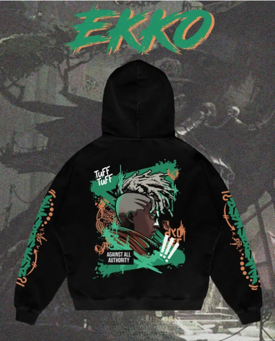 Popular Arcane League Jinx Graphic Hoodies All Anime Charact