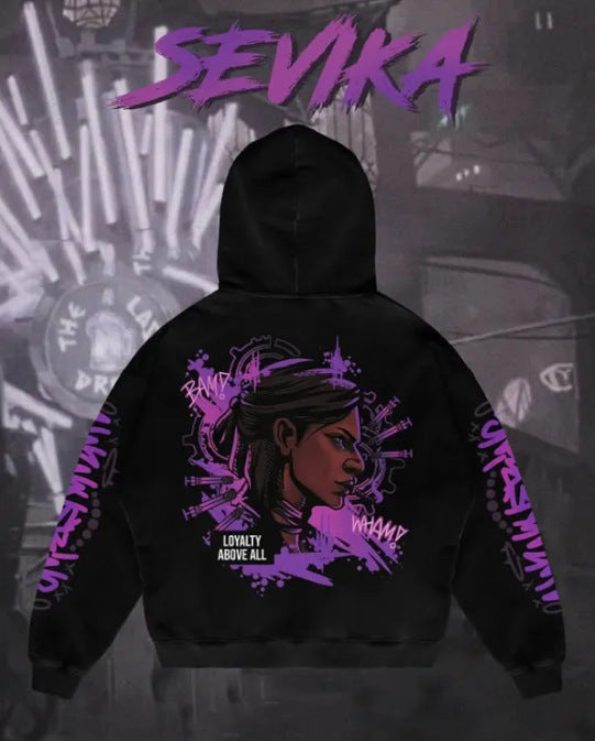 Popular Arcane League Jinx Graphic Hoodies All Anime Charact