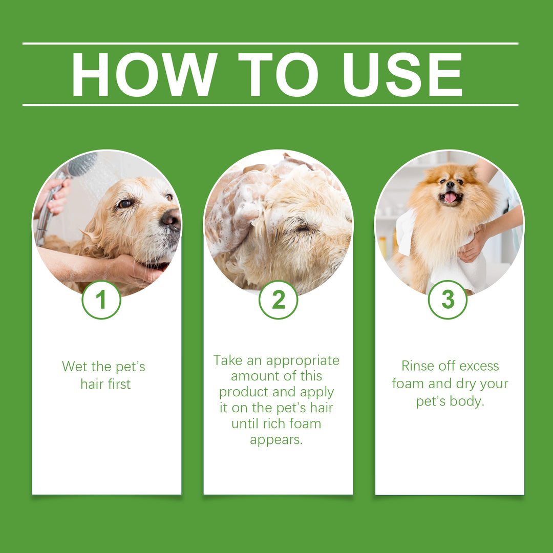 Pet Wash &amp; Care 2-In-1 Dog &amp; Cat Stay Fragrant Body Wash Pet Hair Cleaning Body Wash