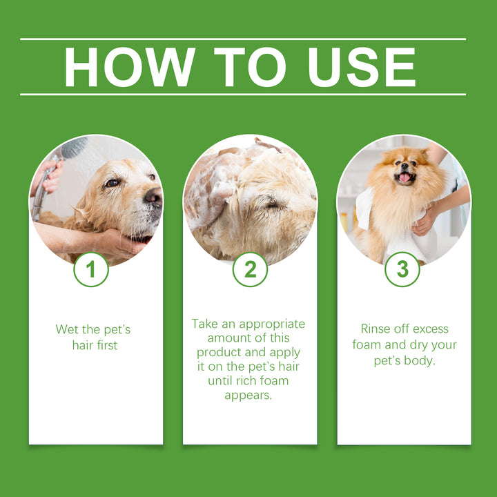 Pet Wash &amp; Care 2-In-1 Dog &amp; Cat Stay Fragrant Body Wash Pet Hair Cleaning Body Wash
