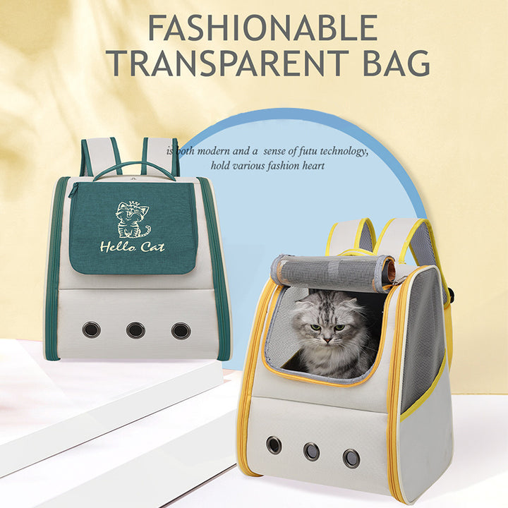 Cat Bag Pet Bag Carrying Convenient Backpack Portable Breathable Cat Dog Pet Supplies